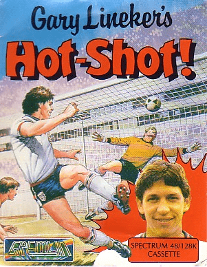Gary Lineker's Hot-Shot! box art for ZX Spectrum
